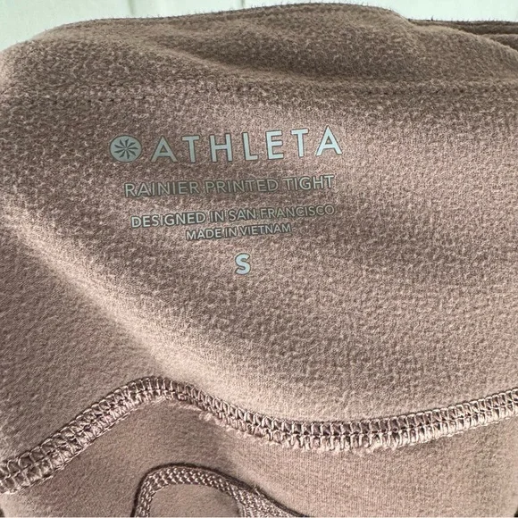 Athleta Mauve Rainier Printed Tight - Picture 7 of 8